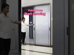 Porta deslizante de liga de alumínio extremamente estreita